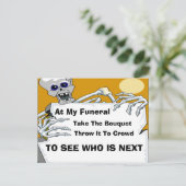 Comical Funeral Kaart (Staand voorkant)