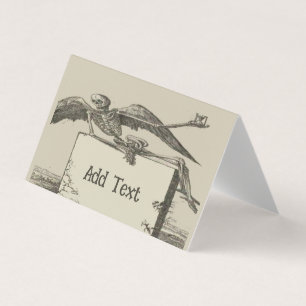 Comical Funeral, voeg tekst toe; Kaart