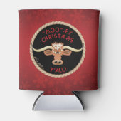 Comical Longhorn Steer Blikjeskoeler (Voorkant)