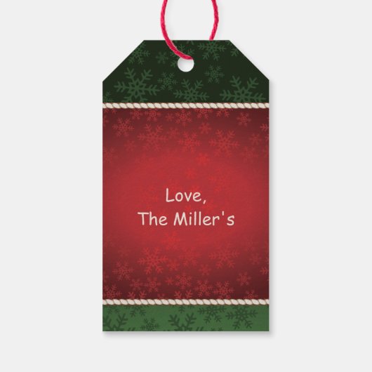 Comical Longhorn Steer Cadeaulabel (Achterkant)