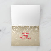 Comical Longhorn Steer Holiday Card Feestdagen Kaart (Binnen)