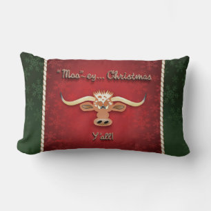 Comical Longhorn Steer Kussen
