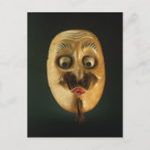 Comical Mask, noh Theater Briefkaart (Voorkant)