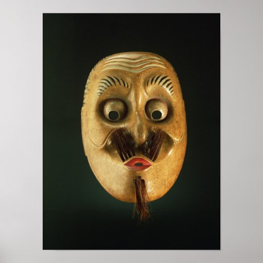 Comical Mask, noh Theater Poster (Voorkant)