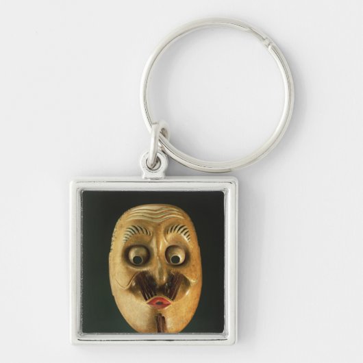 Comical Mask, noh Theater Sleutelhanger (Voorkant)