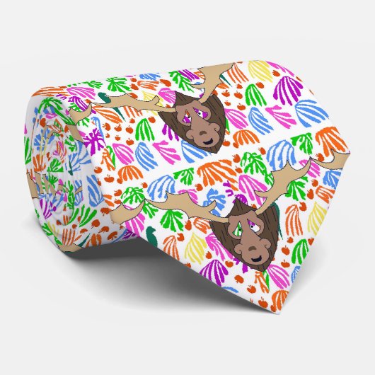 Comical Moose Stropdas (Opgerold)