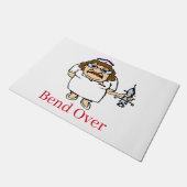 Comical Nurse, voeg tekst toe, personaliseer Vloer Deurmat (Schuin)