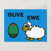 Comical Olive EweCard Briefkaart (Voorkant)