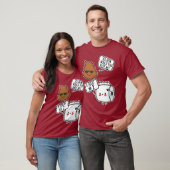 Comical Poop & Toilet Paper Rating Poo a Solid #2 T-shirt (Unisex)