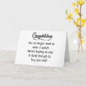 COMICAL *RETIREMENT* SENTIFICATIE KAART (Gele Bloem)