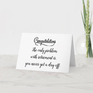 COMICAL *RETIREMENT* SENTIFICATIE KAART