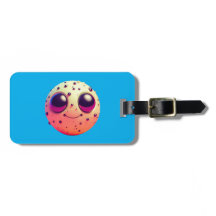 Comical Space Alien Critter Bagagelabel