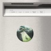 Comical UFO Koe Abduction Magnet (Insitu (Vaatwasser))