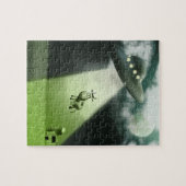 Comical UFO Koe Abduction Puzzle Legpuzzel (Horizontaal)