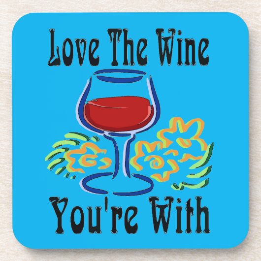Comical Wine Onderzetter (Voorkant)