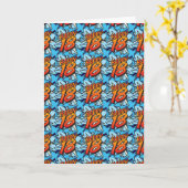 Comicbook HAPPY 18! wenskaart Kaart (Gele Bloem)