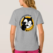 Comics Cartoon Cat | KINDER T-shirt (Achterkant)