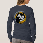 Comics Cartoon Cat | Lange mouwen voor dames T-shirt (Achterkant)