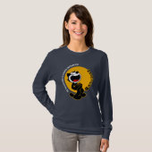 Comics Cartoon Cat | Lange mouwen voor dames T-shirt (Voorkant volledig)