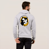 Comics Cartoon Cat | MANNEN Hoodie (Achterkant volledig)