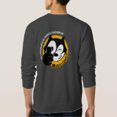 Comics Cartoon Cat | MANNEN Trui (Achterkant)