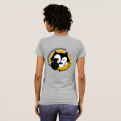 Comics Cartoon Cat | Slim Fit voor dames T-shirt (Achterkant volledig)