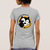 Comics Cartoon Cat | Slim Fit voor dames T-shirt (Achterkant)