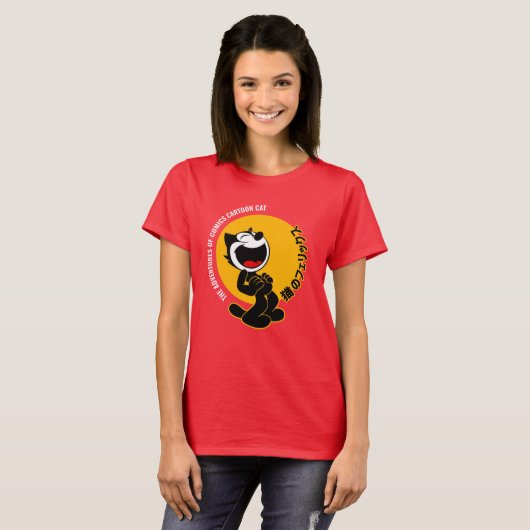Comics Cartoon Cat | Vrouwen T-shirt (Voorkant volledig)