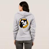 Comics Cartoon Kat | Dames ritssluiting Hoodie (Achterkant volledig)