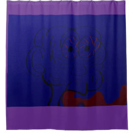 Comics Character Shower Curtain Douchegordijn