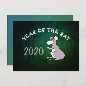 Comics Chinees Briefkaart van de Groet van het Nie (Voorkant / Achterkant)