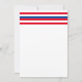 Comics Color Birthday Invitation Kaart (Achterkant)