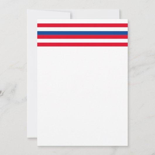 Comics Color Birthday Invitation Kaart (Achterkant)