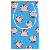 Comics Fun Cartoon Pig Baby Kies Kleur S G Klein Cadeauzakje (Achterkant)