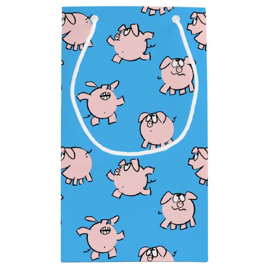 Comics Fun Cartoon Pig Baby Kies Kleur S G Klein Cadeauzakje (Achterkant)