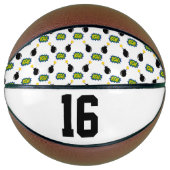 Comics Funny Smart Sports Superheld Boom Bomb Age Basketbal (Voorkant)