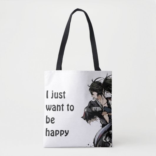 comics manga samurai tote bag (Voorkant)