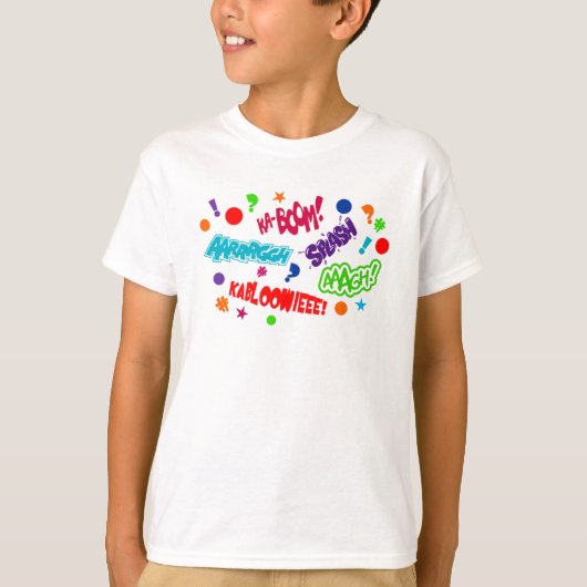 Comics-oproepen T-shirt (Voorkant)