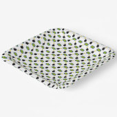 Comics Retro Boom Bang Bombs Kleurrijke Superheld Papieren Bordje (Gebogen)