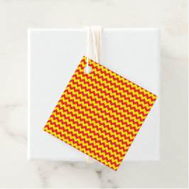 Comics Superheld Zig Zag Patroon Rood Geel Plezier Bedankjes Labels
