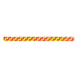 Comics Superheld Zig Zag Red Yellow Fun Grosgrain Lint