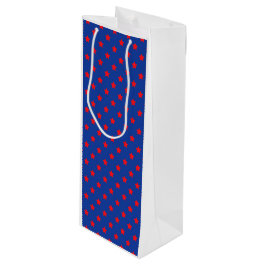 Comics Superhero Sterren Rood Blauw Kinder Plezier Wijn Cadeautas