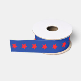 Comics Superhero Sterren Rood Blauw Sport Leuk Grosgrain Lint