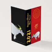 Comics Traditional Chinese Ox Year 2021 pack FC Kaart (Buitenkant)