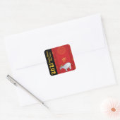 Comics Traditional Chinese Ox Year 2021 SqS Vierkante Sticker (Envelop)