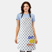 Comics Zap! Bam! Pow! Grappige kleurrijke superhel Schort (Gedragen)