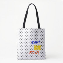 Comics Zap! Bam! Pow! Grappige kleurrijke superhel