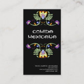 Comida Mexicana Food Truck Logo Visitekaartje (Voorkant)
