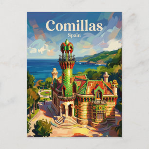Comillas Spanje Briefkaart