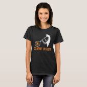 Comin in hot glass blowing glass blower t-shirt (Voorkant volledig)